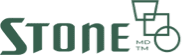 stone logo green